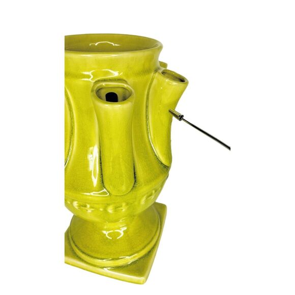 Vintage 60s 70s MCM Ceramic Statement Piece Seven Hole Tulip Flower Vase - Picture 12 of 12